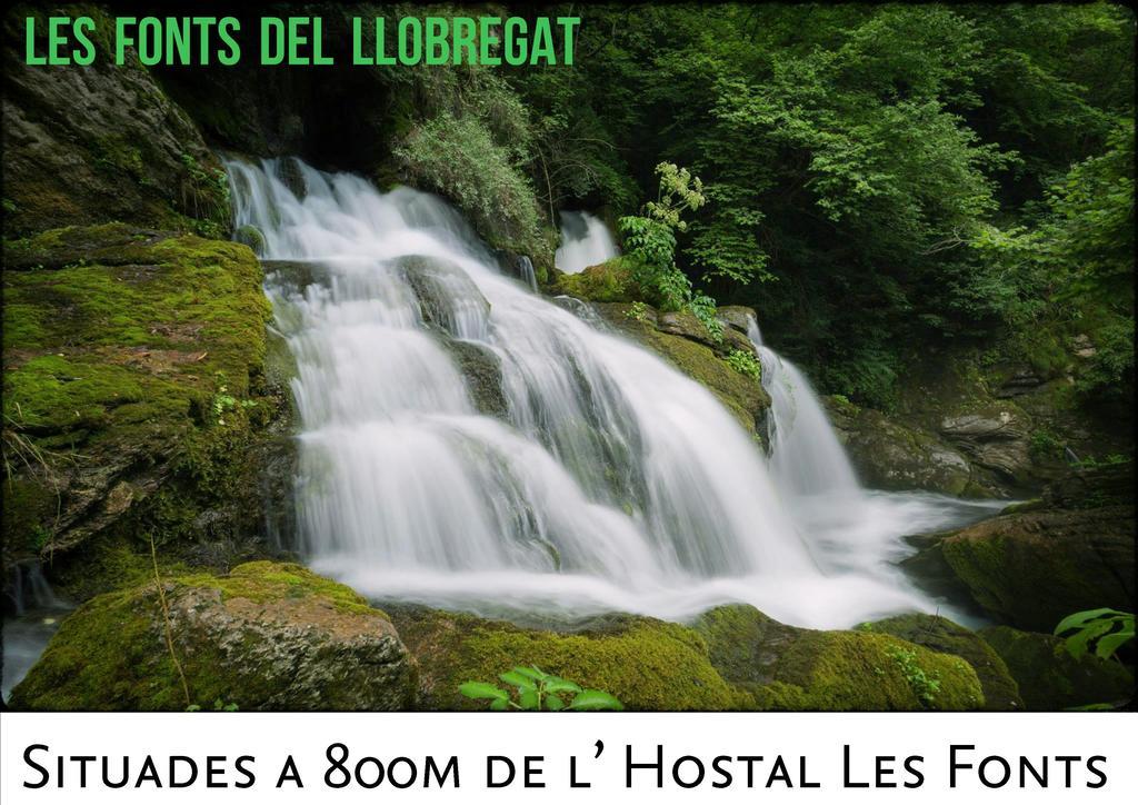 Hostal Les Fonts Castellar De N'Hug Extérieur photo